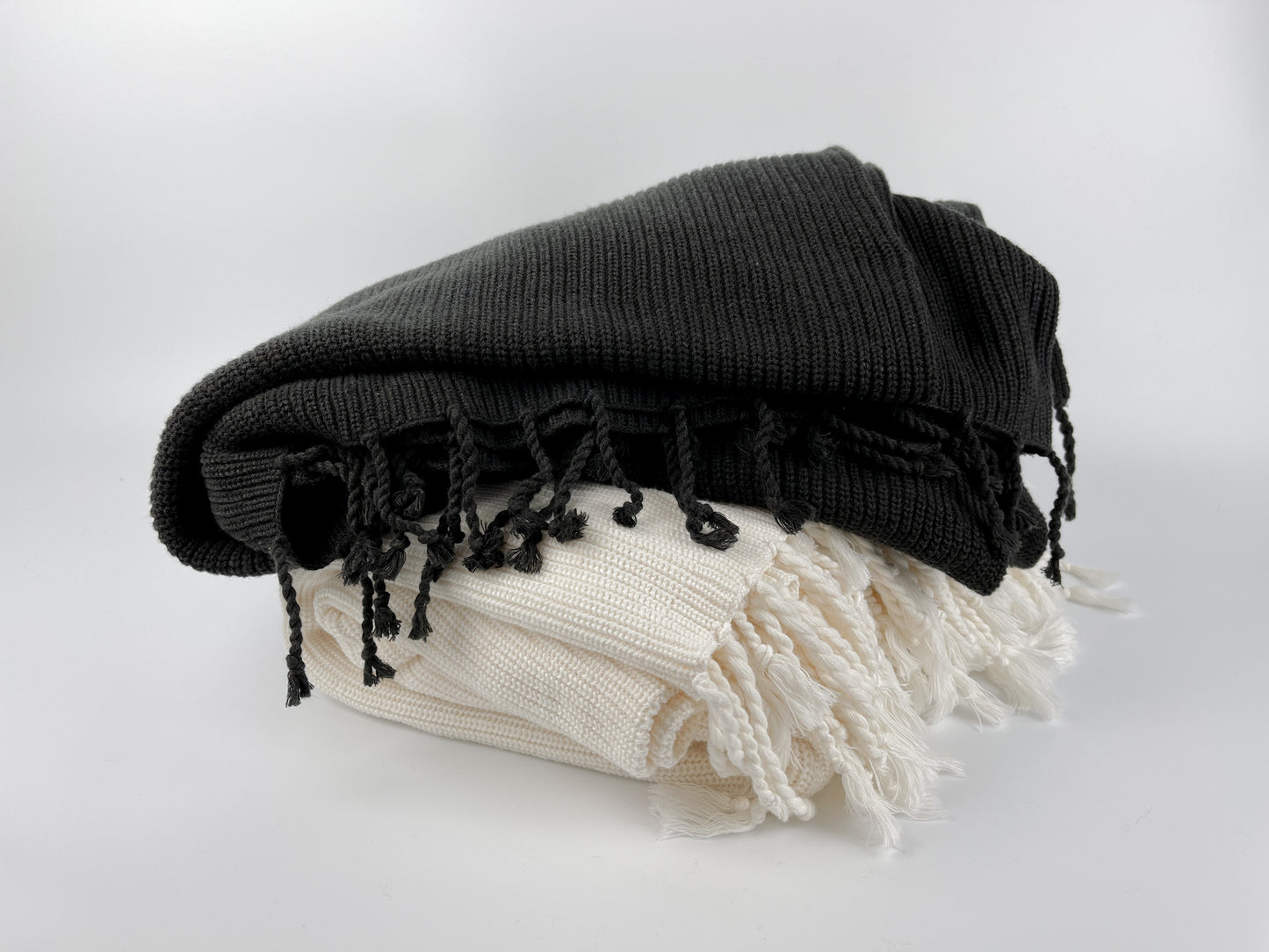 Organic cotton throw