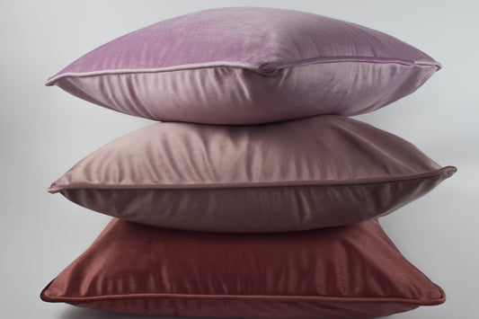 Velvet pillow cover