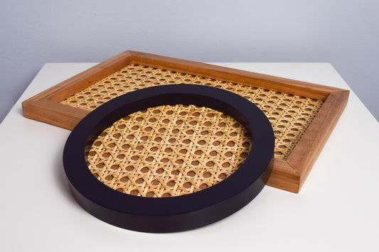 Rattan tray